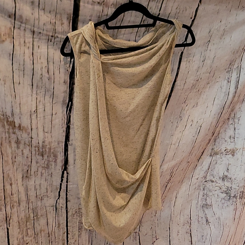 Custom made draped top